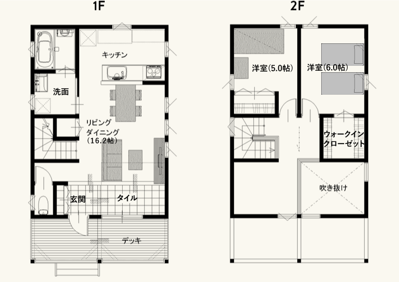 2LDK 南入り