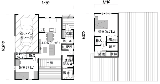 2LDK北入り