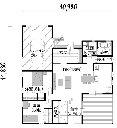 3LDK北入り